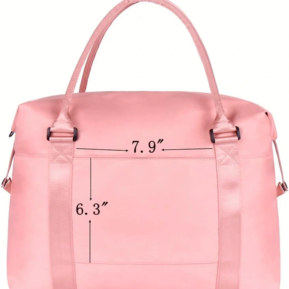 Travel weekender bag  Overnight Duffle Bag Gym Tote Bag in Trolley handle - Picture 3 of 7